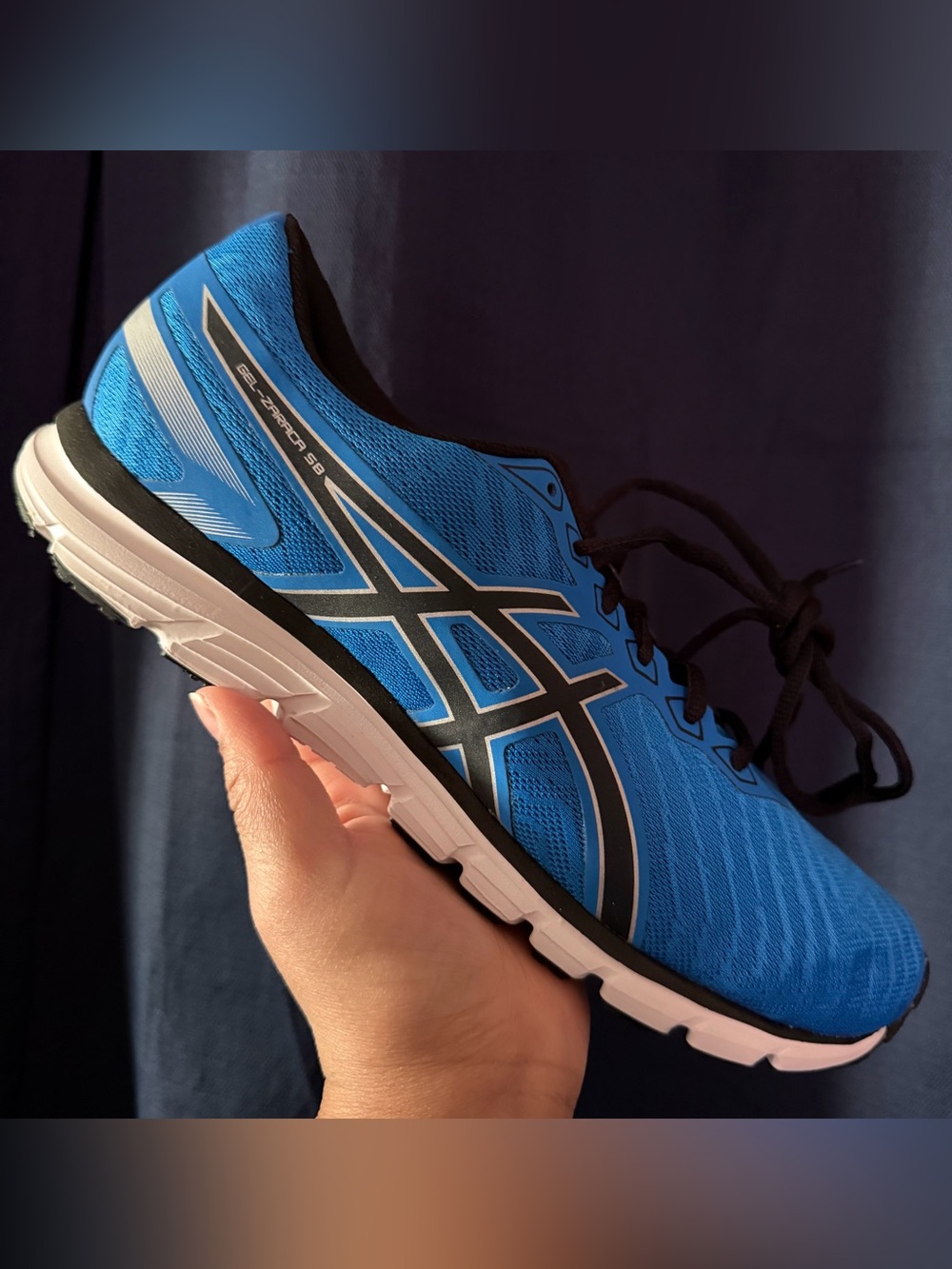 Asics Zaraca 5 blue shoes Bright size 10 men’s shoes